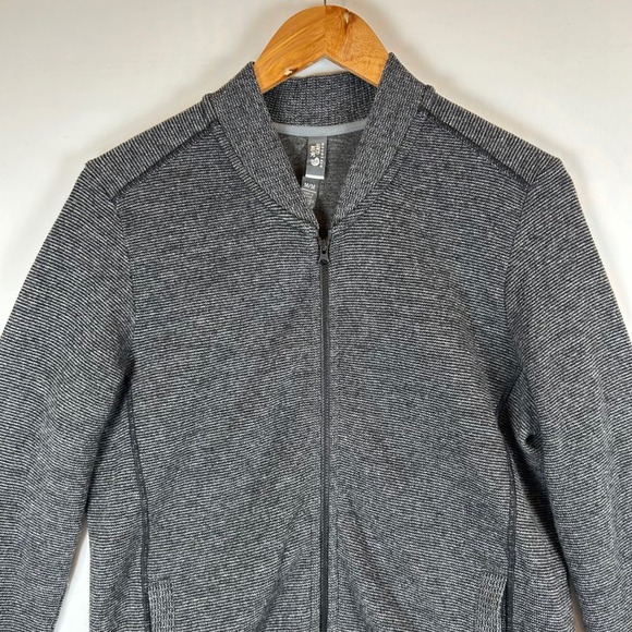 Mountain Hardwear Women Grey Zip Up Jacket Athletic Athleisure Size M - Picture 7 of 10
